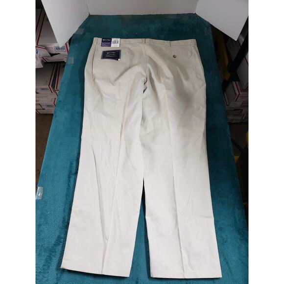 Puritan Pants Size 44x30 Mens Beige Classic Chino Khaki Stretch Work Slacks NWT - Picture 10 of 12
